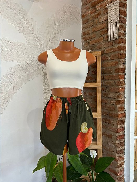 Short Pirangi Viscose - Cajuzão