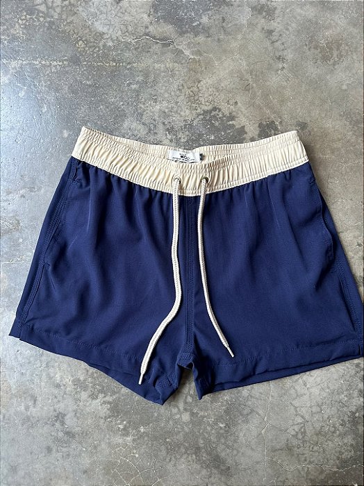 Short PRAIA BICOLOR - Azul Marinho