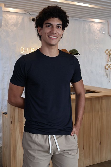 Camiseta Modal - Preta