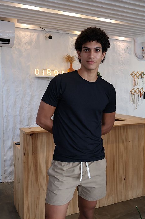 Camiseta Modal - Preta