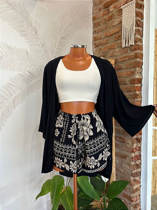 Short Pirangi Viscose - Floresta Negra