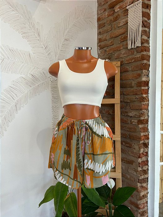 Short Pirangi Viscose - Rabisco Tropical