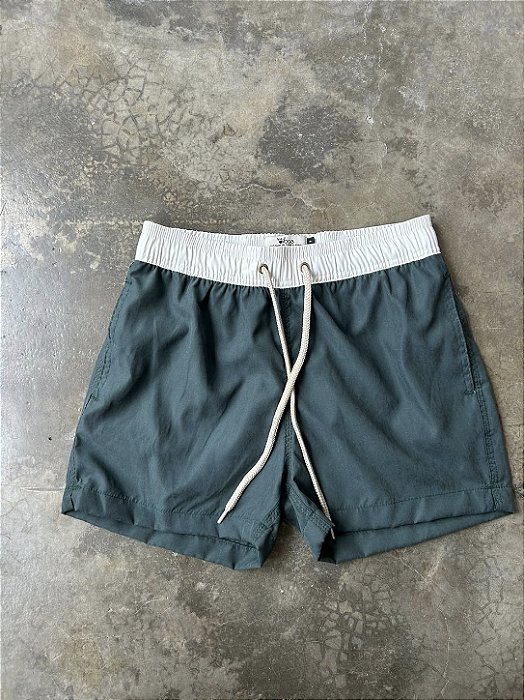 Short PRAIA BICOLOR - Verde Jade