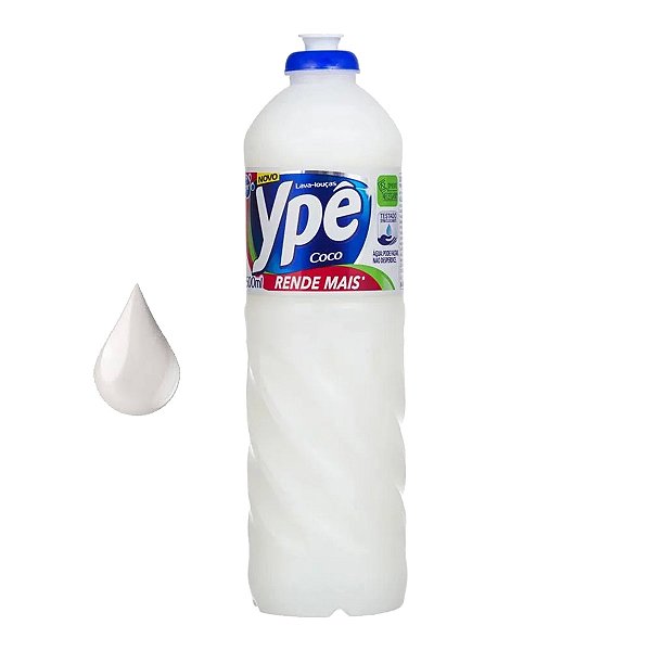 Detergente Lava Louças Ypê Coco Toque Suave 500ML