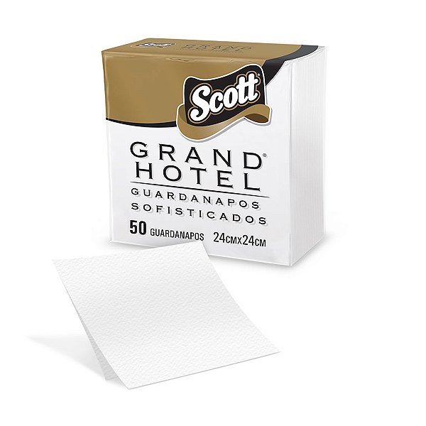 Guardanapo Scott Grand Hotel 50 Folhas Duplas 23x21