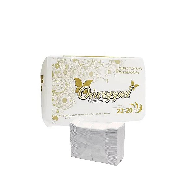 Papel Interfolha Extra Luxo 22,5x20 100%celulose C/2000