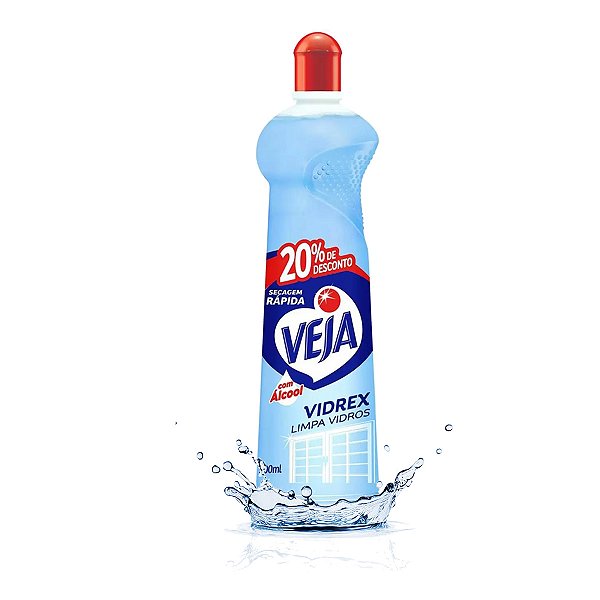 Veja Vidrex Limpa Vidros Squeeze 500ml