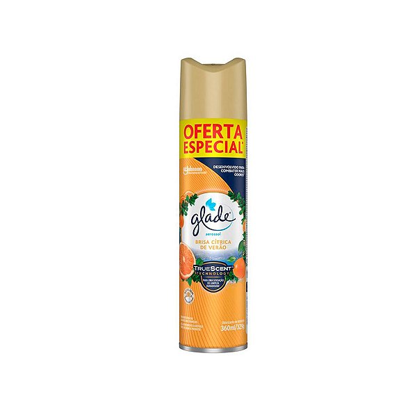 Odorizador De Ambiente Glade Brisa Cítrica De Verão