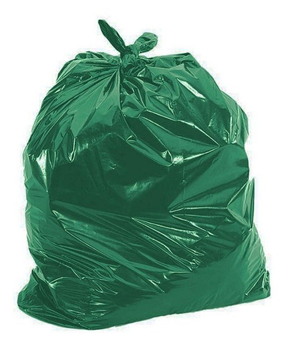 Saco De Lixo Verde 40l 100 Unidades Coleta Seletiva