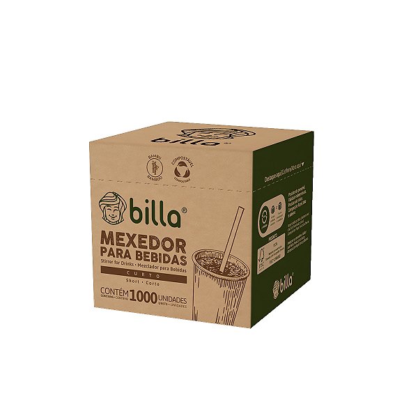 Billa Mexedor de Bambu Para Bebida