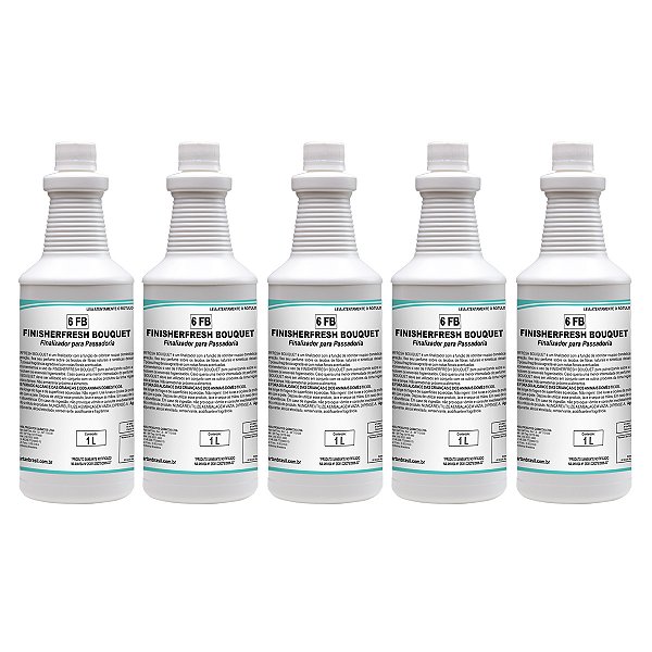 Passador De Roupas Spartan Finisherfresh Bouquet 1 L Kit 5
