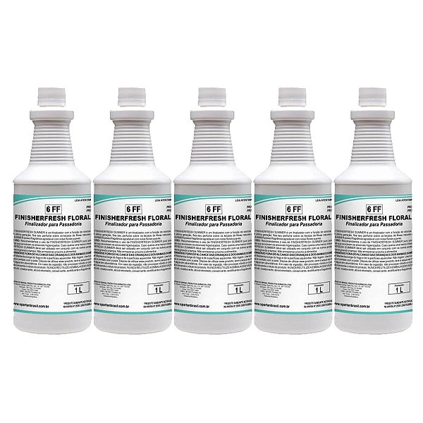 Passador De Roupas Spartan Finisherfresh Floral 1 L Kit 5