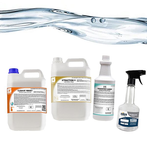 Kit Limpeza Sofa Carpete Spartan Summer Xtraction Peroxy