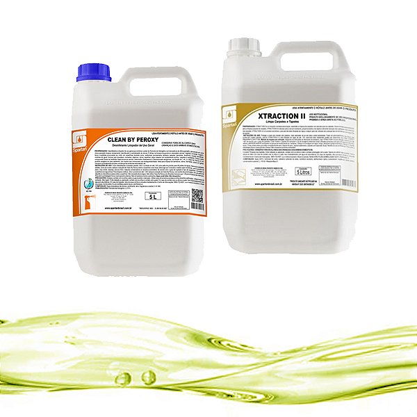 Kit Limpeza De Sofa Tapete Clean By Peroxy 5 L Xtraction 5 L