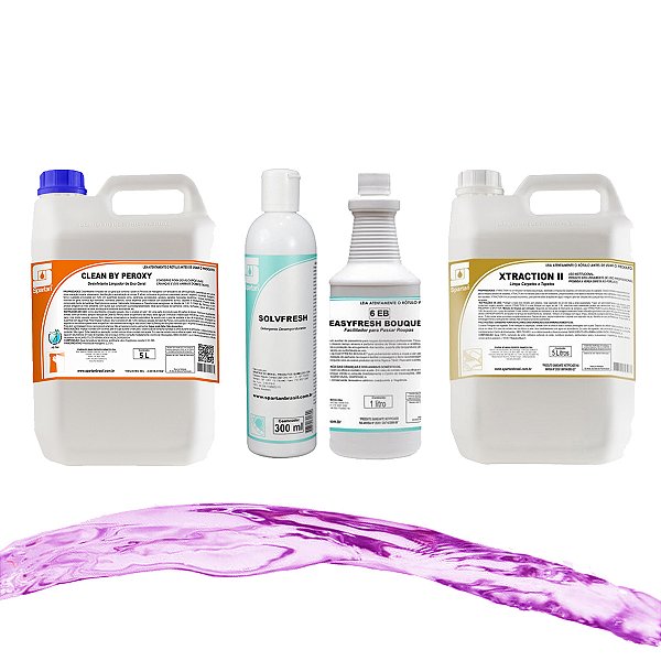 Kit Limpeza EasyFresh Solvfresh Clean By Peroxy Xtraction 5
