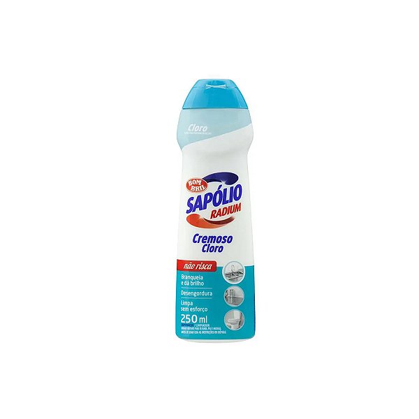 Saponáceo Sapólio Radium Cremoso Cloro 250ml Bombril
