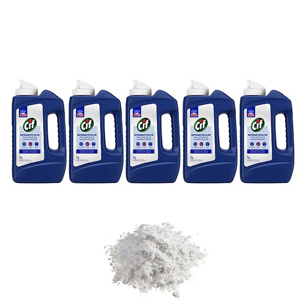 Cif Detergente Para Lava Louças 1kg Kit 5