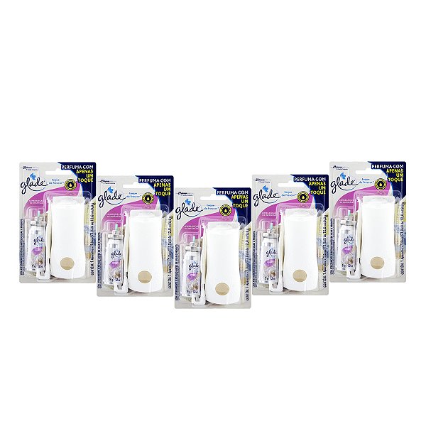 Desodorizador Glade Lembranças Da Infância 12ml C Base Kit 5