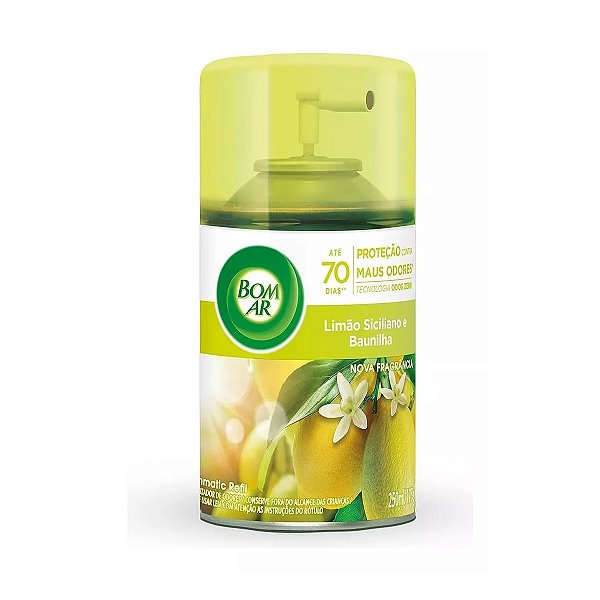 Bom Ar Perfume Limão Siciliano e Baunilha 250ml
