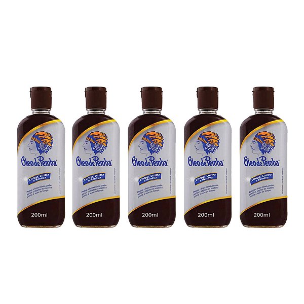 Óleo De Peroba 200 Ml Kit 5