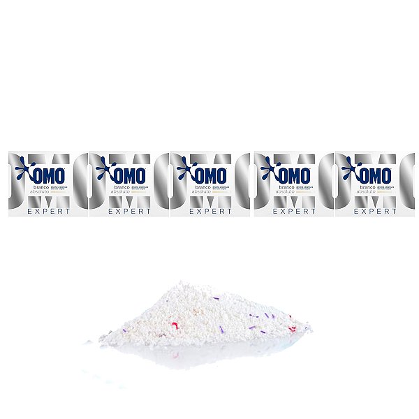 Sabão Em Pó Omo Expert Branco Absoluto Kit 5