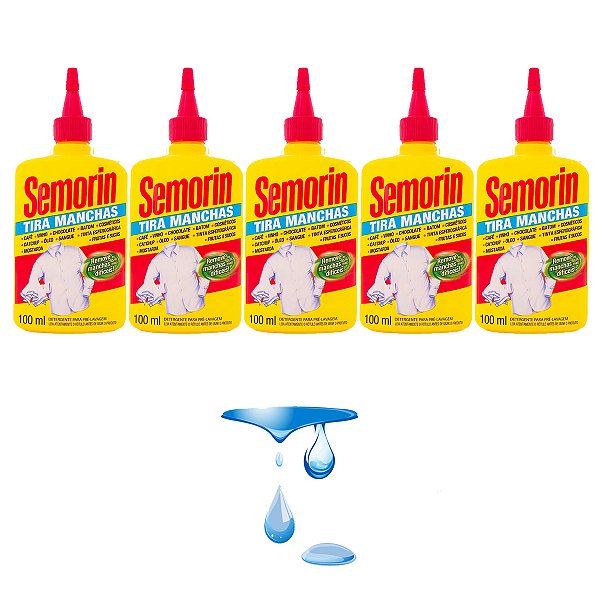 Tira Manchas Semorin Com dosador Kit 5