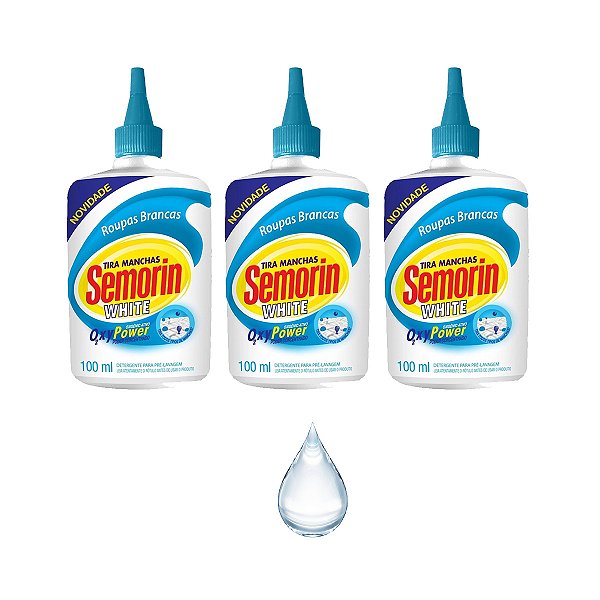 Tira Manchas Semorin Com dosador White Power Kit 3