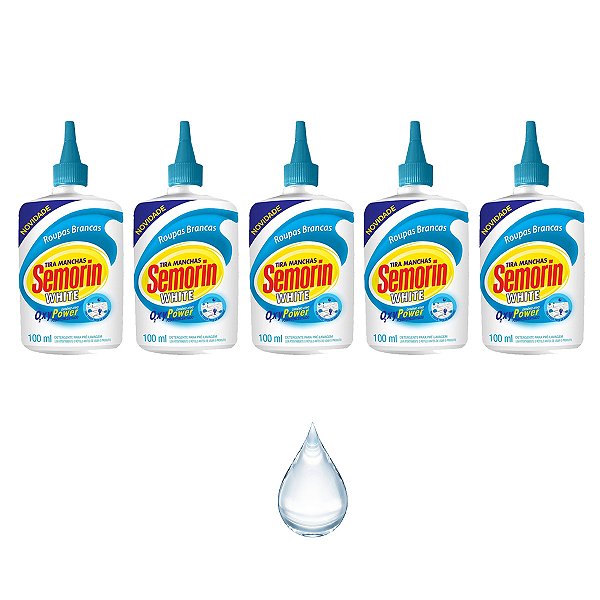Tira Manchas Semorin Com dosador White Power Kit 5