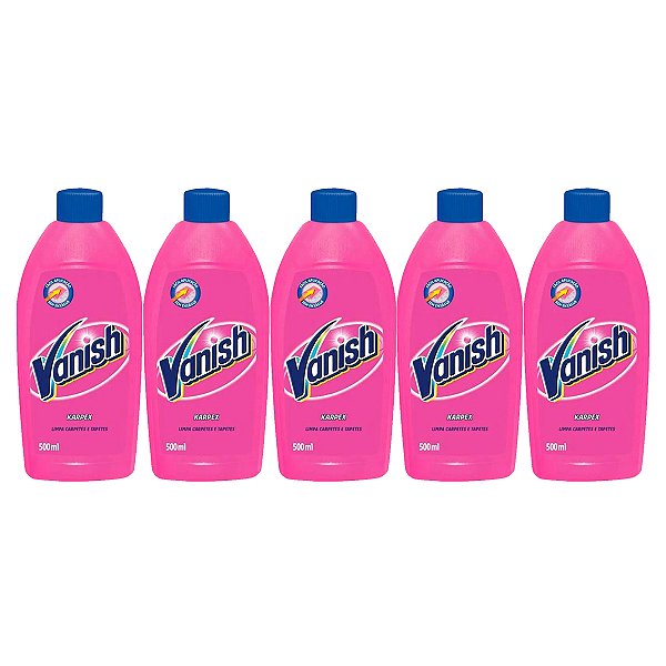 Vanish Karpex Limpa Carpete 500ml Kit 5