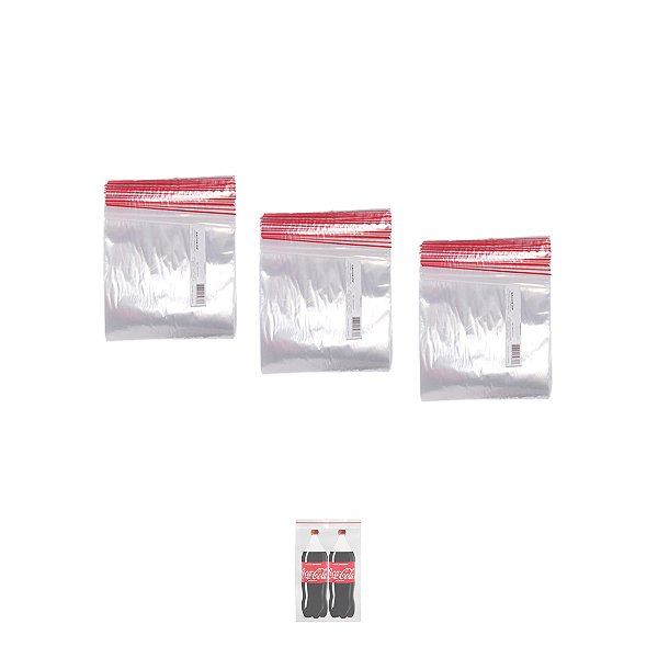Saco Zip Lock Hermético Inoven N10 24x34 100 Unid Kit 3