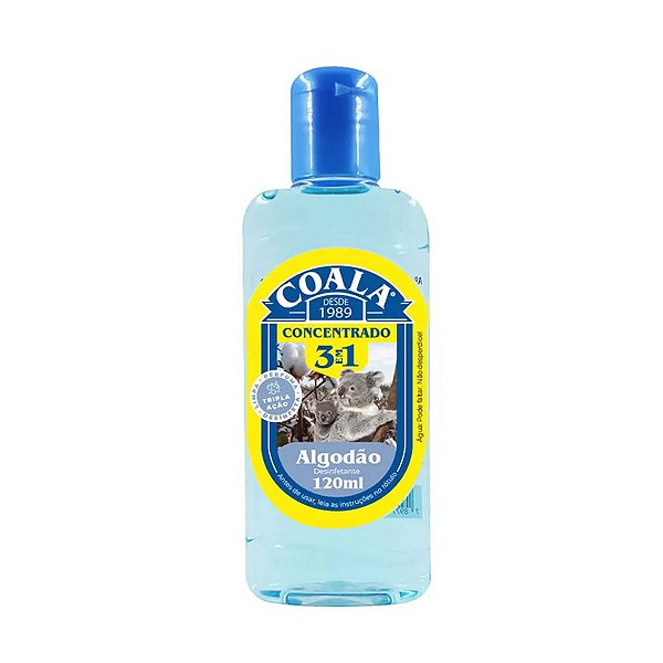 Coala Algodão 120ml Limpador Perfumado Concentrado