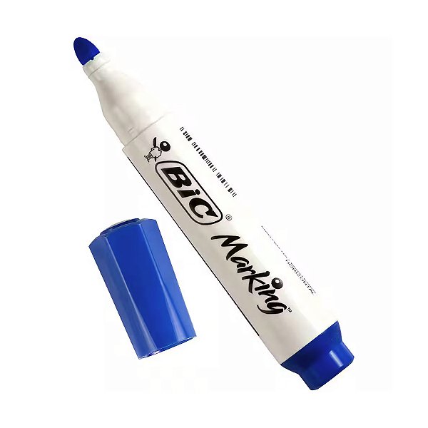 Marcador Azul BIC Marking para Quadro Branco