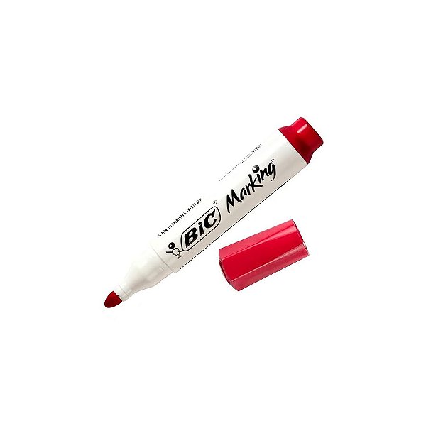 Caneta Marcador BIC Vermelha para Quadro Branco