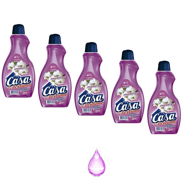 Limpador Perfumado Casa e Perfume Aroma Intuizione New Kit 5