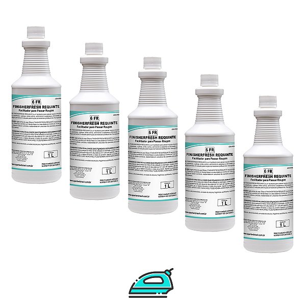 Amaciante Facilitador Passar R Finisher Fresh Requinte Kit 5