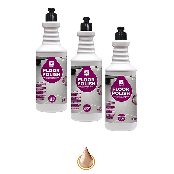 Removedor De Manchas Spartan Piso Floor Polish Kit 3