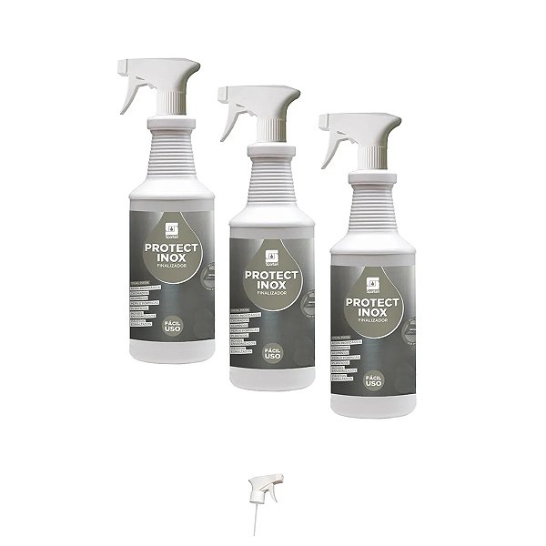 Polidor Limpador De Inox Protex Inox Spartan Kit 3