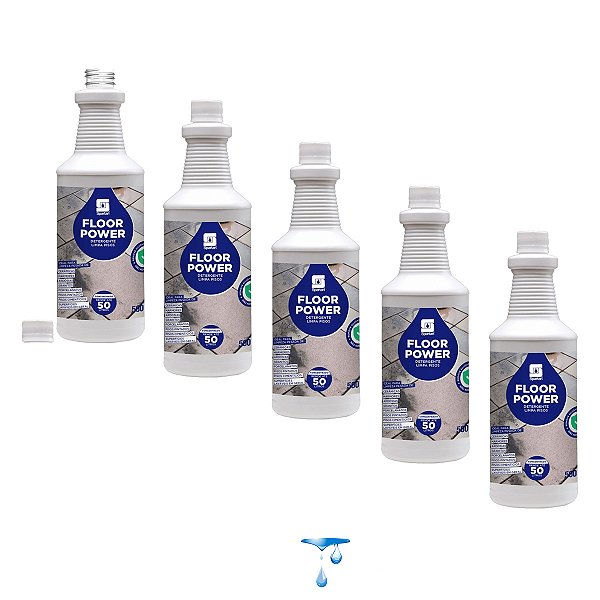 Detergente De Pisos Floor Power Spartan Profissional Kit 5