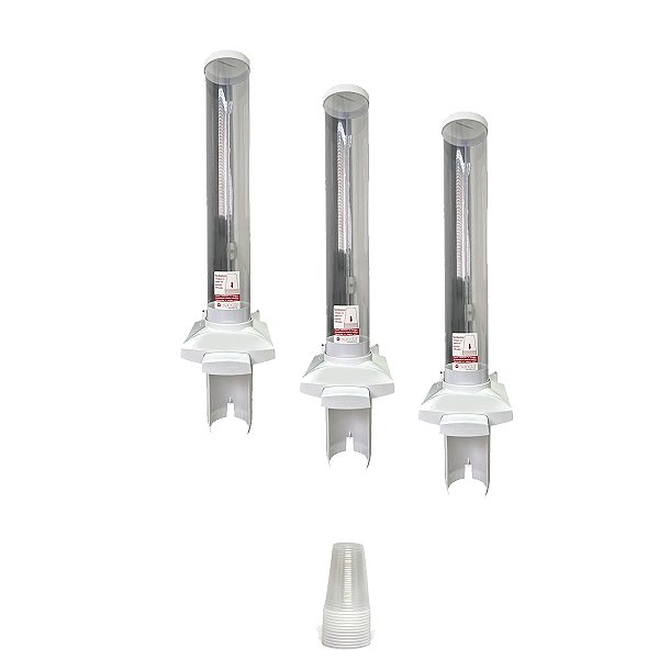 DISPENSER PARA COPO MARCA EXACCTA POUP COPO AGUA 180ML KIT 3