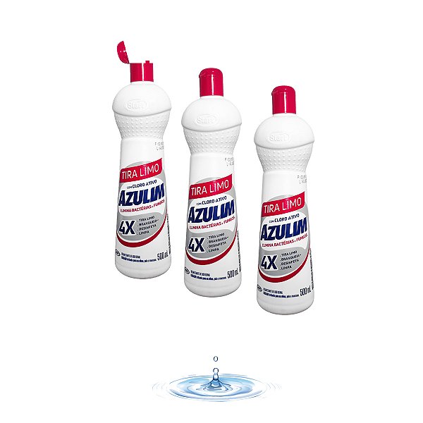 Tira Limo Start Azulim Anti Fungos Bactérias Cloro A kit 3