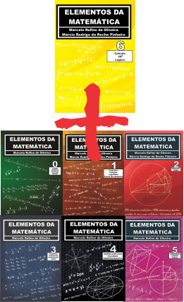 2. Combo - 7 volumes da coleção Elementos da Matemática
