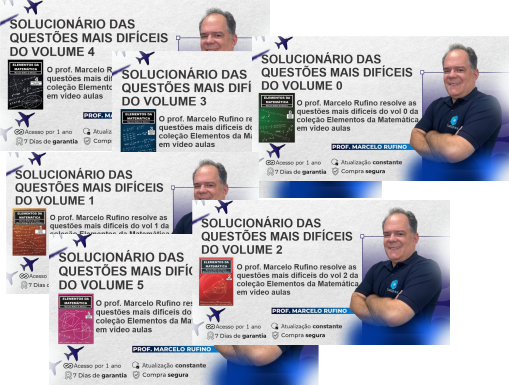 Combo dos Solucionários da Coleção Elementos da Matemática