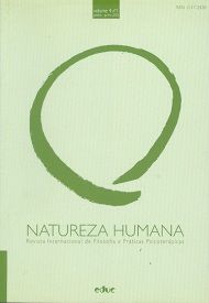 Revista Natureza Humana - V.4 N.1 - Grupo de Pesquisa em Filosofia e Práticas Psicoterápicas do Programa de Estudos Pós-Graduados em Psi