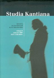 Studia Kantiana V.08 - Maio de 2009 -