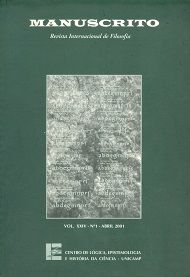 Revista Manuscrito - Vol. XXIV, Nº1 - Abril 2001 -