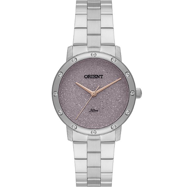 RELÓGIO ORIENT ETERNAL FEMININO LILAS FBSS0153 L1SX PRATA