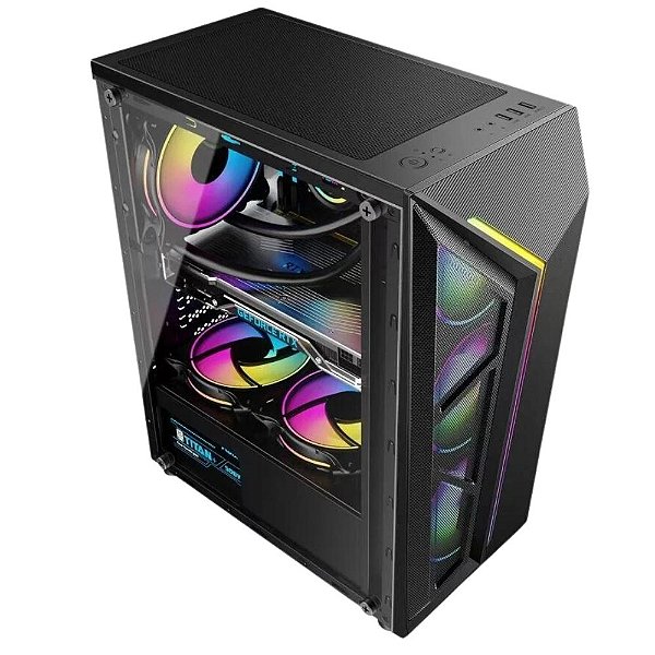 Gabinete Gamer BPC-005B com 04 cooler s/ fonte