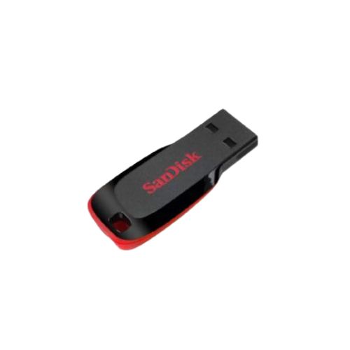 Pen Drive 64GB USB 2.0 Sandisk Cruzer BLADE Z50 - SDCZ50-064G-B35B