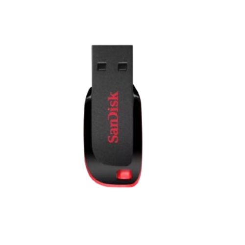 Pen Drive 128GB USB 2.0 Sandisk Cruzer BLADE Z50 - SDCZ50-128G-B35