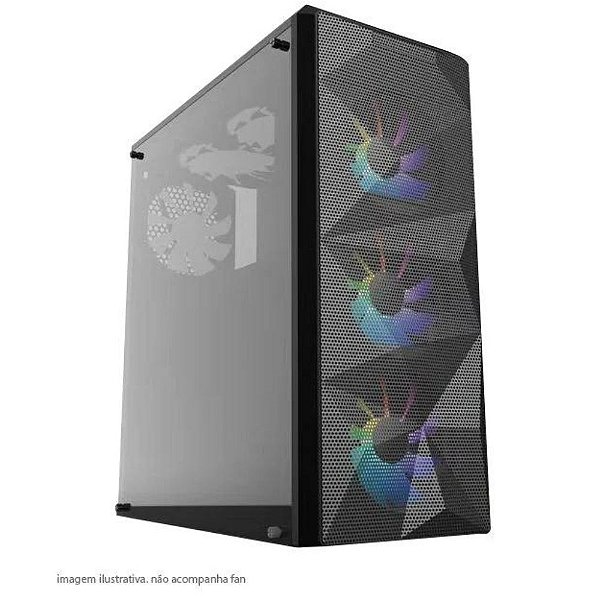 GABINETE GAMER BPC-C3-8 BLACK